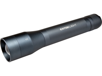 EXTOL LIGHT svítilna, zoom, celokovová, 600lm, CREE XML T6