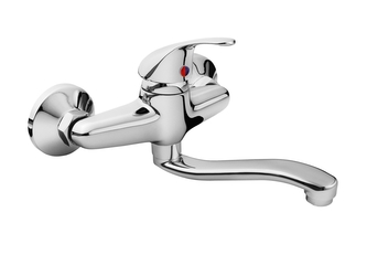 BALLETTO baterie umyvadlová/dřezová, 100mm, ram. 20cm, 35mm, chrom