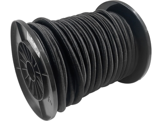 EXTOL CRAFT popruh-guma elastická EXTRA, balení 30m x O 12mm, latex