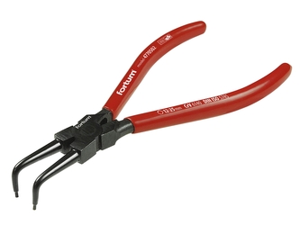 FORTUM kleště seeger zahnuté vnitřní, 180mm