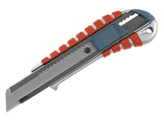 EXTOL PREMIUM nůž ulamovací kovový s kovovou výztuhou, 18mm, Auto-lock