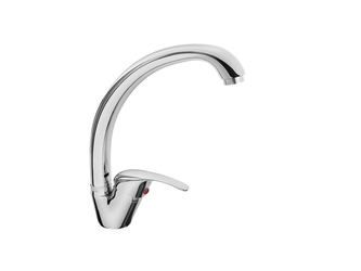 BALLETTO baterie dřezová stojánková, horní ramínko, 35mm, chrom