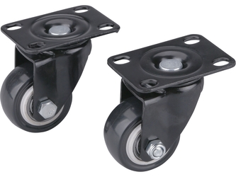 EXTOL PREMIUM kolečka otočná s PVC obručí, sada 2ks, průměr 40mm