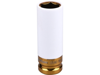 FORTUM hlavice nástrčná rázová 1/2", 19mm, L 86mm