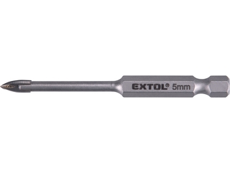 EXTOL PREMIUM vrták na sklo a keramiku karbidový, O 5mm