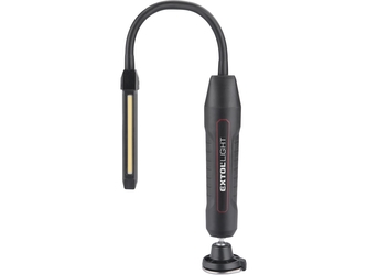 EXTOL LIGHT světlo pracovní, ohebné, 500lm, USB nabíjení, 500lm COB + 140lm LED