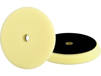 EXTOL PREMIUM kotouč leštící pěnový, orbitální, T80, žlutý, ⌀150x25mm, suchý zip ⌀127mm