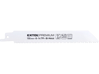 EXTOL PREMIUM plátky do pily ocasky 3ks, 150x19x0,9mm, Bi-metal