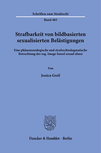Strafbarkeit von bildbasierten sexualisierten Belästigungen.