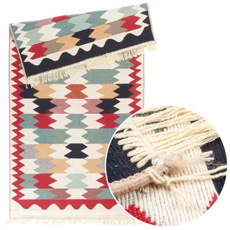 Kusový oboustranný vzorovaný koberec KILIM GOLD PREMIUM - GEOMETRIA 160x220 cmMultidecor