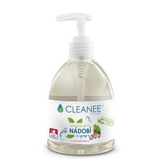 CLEANEE EKO Gel na nádobí s vůní rebarbory 500 ml s dávkovačem