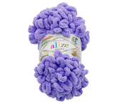 Příze PUFFY - fialová - 100g / 9 m