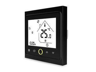 Smart termostat MOES BHT-002-GC Black WiFi Tuya