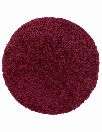 Kusový koberec SHAGGY JUST vínová O 67 cm  Multidecor