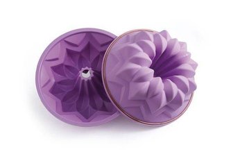 Silikonová forma na bábovku fialová průměr 24cm - Silikomart