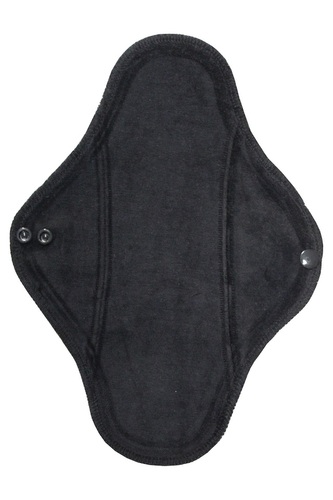 Noční vložka (PUL) -Lesní skřítek, černý velur (kojenecký plyš)