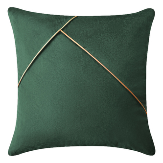Polštář SIMPLICITY tmavě zelená 45x45 cm Mybesthome