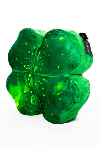 Polštář plyšový: Čtyřlístek