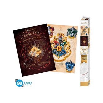 Set 2 plakátů Harry Potter - Crest and Marauders