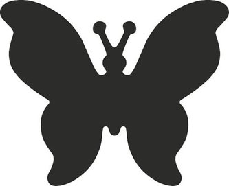 HEYDA ozdobná děrovačka velikost L - motýl 2,5 cm