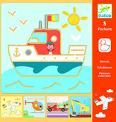 Djeco Šablony Doprava