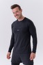 Pánské tričko Long-Sleeve Layer Up Black - NEBBIA - Velikost: XL