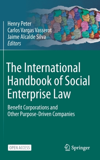 The International Handbook of Social Enterprise Law