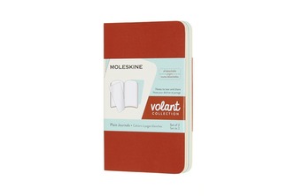 Moleskine Volant zápisníky čisté oranžový modrý XS