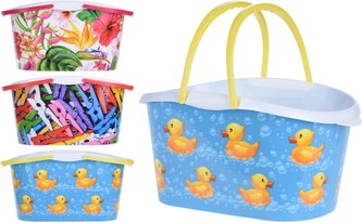 Košík na kolíčky 28x15x10 cm