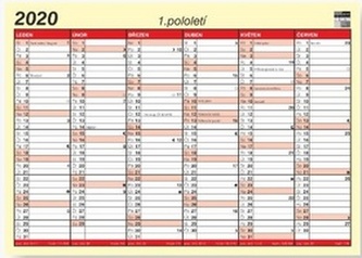 Kalendář lístkový 2020 A4