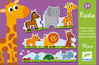 Djeco Puzzle Od největšího...