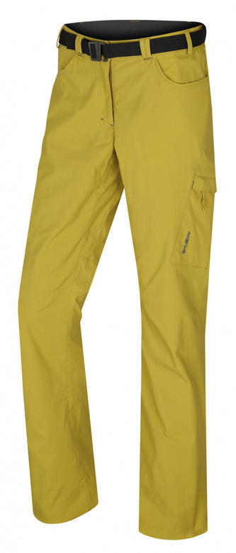 Dámské outdoor kalhoty Kahula L žlutozelená - XL