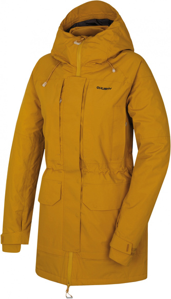 Dámská hardshell kabát Nigalo L horčicová - M