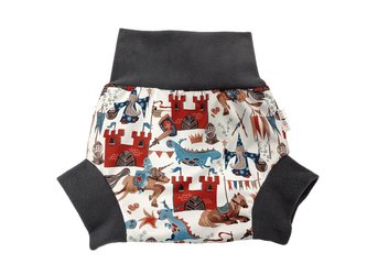 Natahovací svrchní kalhotky PUL - Bajaja__VELIKOST:M (7-11kg)