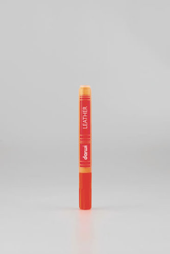 DARWI LEATHER fixy na kůži a koženku - Oranžová 6 ml