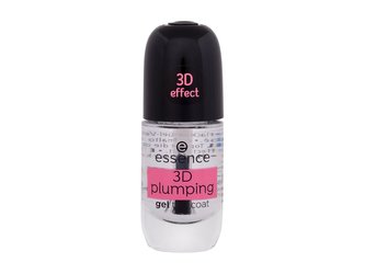Essence 3D Plumping Lak na nehty Gel Top Coat 8 ml pro ženy