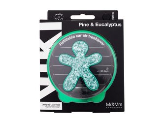 Mr&Mrs Fragrance Niki Vůně do auta Fashion 1 ks Pine & Eucalyptus Plnitelný unisex