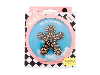 Mr&Mrs Fragrance Niki Vůně do auta 1 ks Black Amber Plnitelný unisex