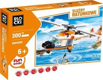 Klocki Blocki Służby ratunkowe Śmigłowec 300 elementów