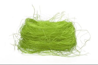 SISAL JARNÍ DEKORAČNÍ 10X19 CM, ZELENÁ