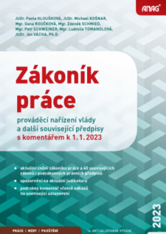 Zákoník práce, prováděcí nařízení vlády a další související předpisy