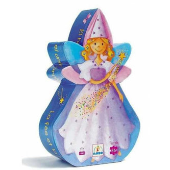 Djeco Puzzle víla a jednorožec