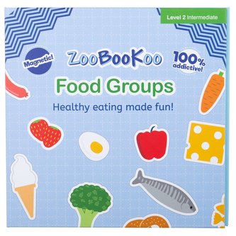 Zoobookoo Magnetická kniha Potravinové skupiny