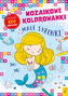 Małe syrenki. Mozaikowe kolorowanki