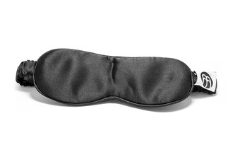 Anatomicky tvarovaná maska na spaní (černá) SATÉN