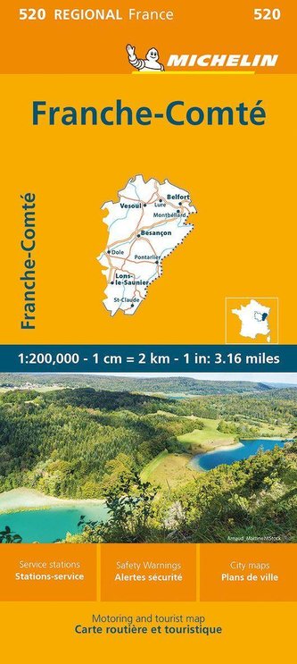 Franche-Comte - Michelin Regional Map 520