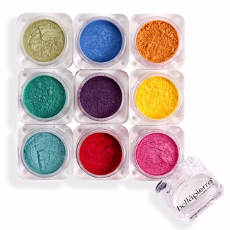 BELLÁPIERRE Sada 9 Shimmer prášků Odstín: 06 - Iris