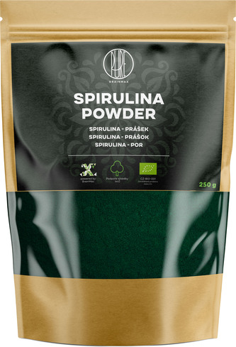 BrainMax Pure Spirulina BIO prášek, 250 g