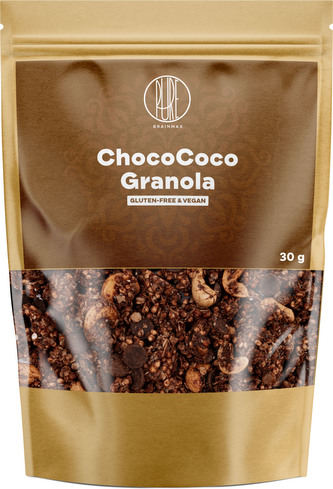 BrainMax Pure ChocoCoco Granola, Čokoláda a Kokos, 30 g