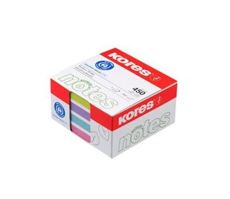 Pastelové bločky CUBO 450 lístků 75x75mm, mix barev